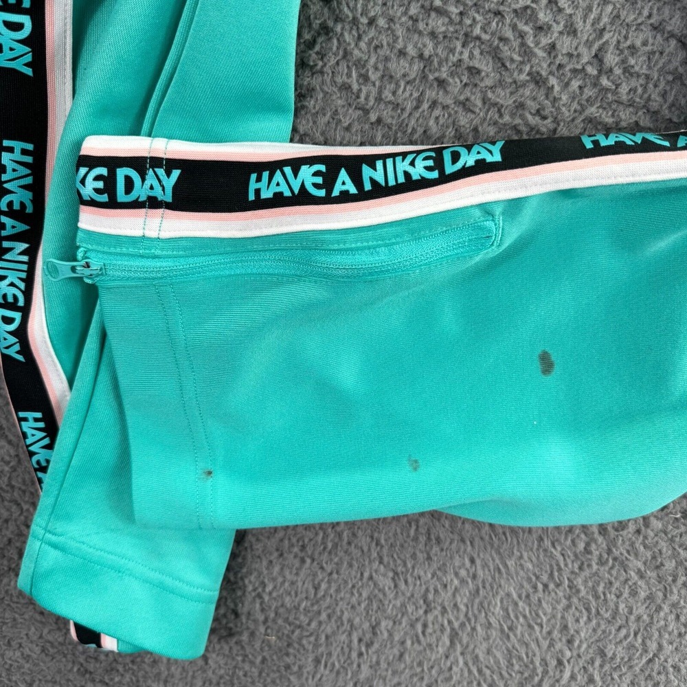 "Have a Nike Day" Track Pants Mens‎ Med Air Max Hyper Jade Retro VTG Gym Lounge - Picture 13 of 14